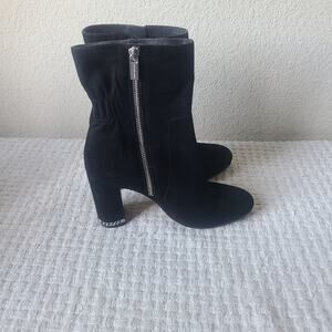 Michael Kors Dolores Bootie in Black Suede Women's Size 8.5